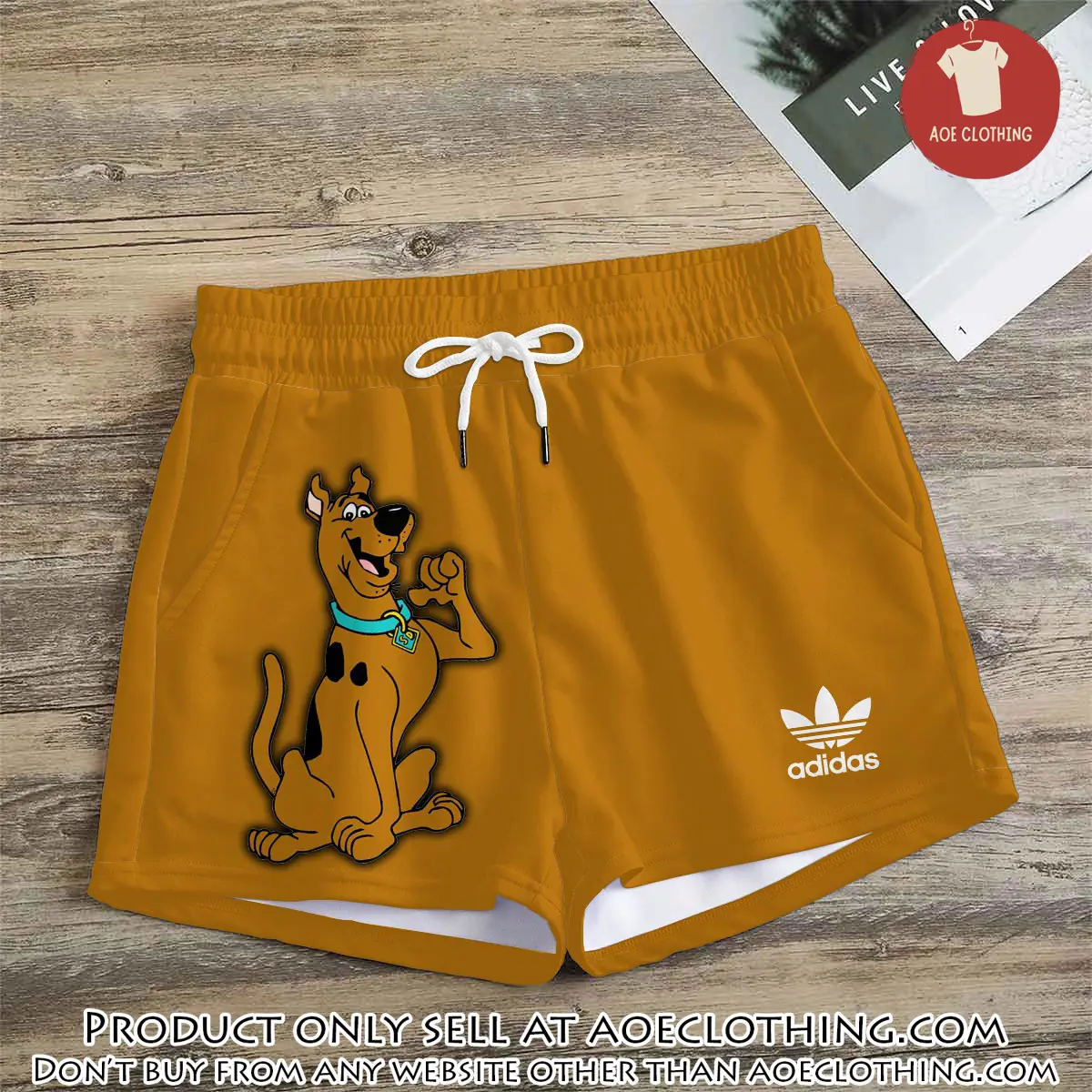 Premium scoobydoo in adidas women shorts lady beach shorts wms1075 aoe2612925